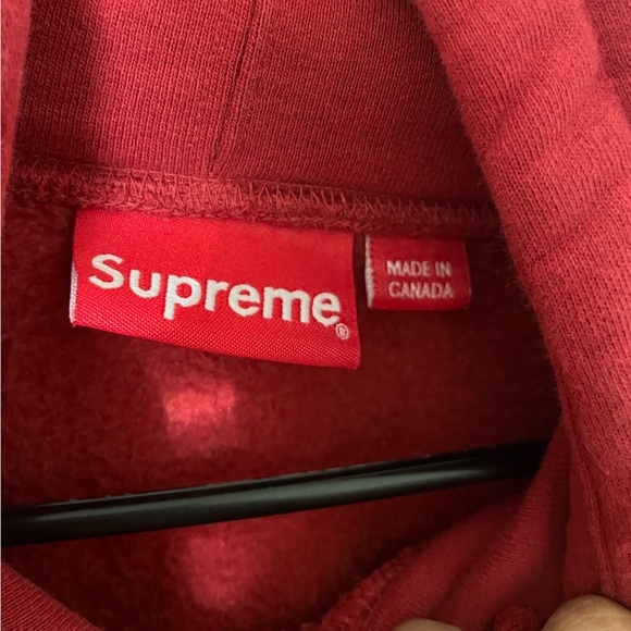 Supreme Mini Box Logo Hoodie Maroon - Picture 3 of 5